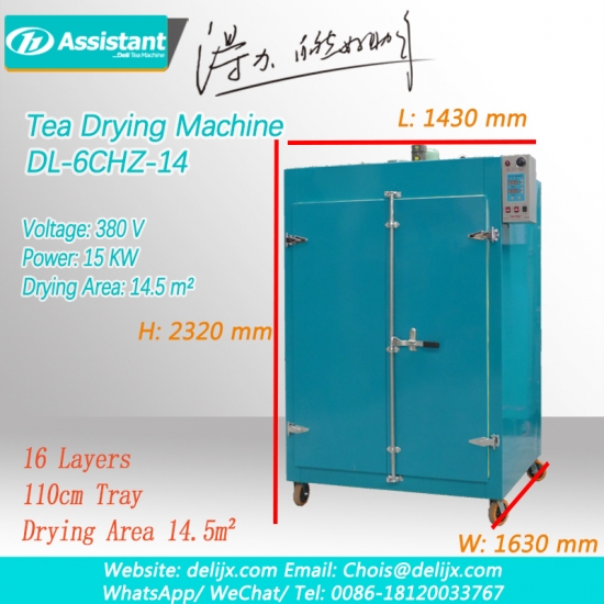 chauffage électrique machine à sécher les feuilles de thé vert dl-6chz-14