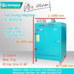 thé vert feuilles mini petite machine de séchage machine de traitement du thé 6chz-6
