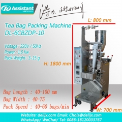 fournisseur de porcelaine de machine d'emballage de sachet à thé de double double chambre automatique