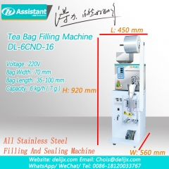 machine de remplissage et de scellage semi-automatique de sachets de thé matcha