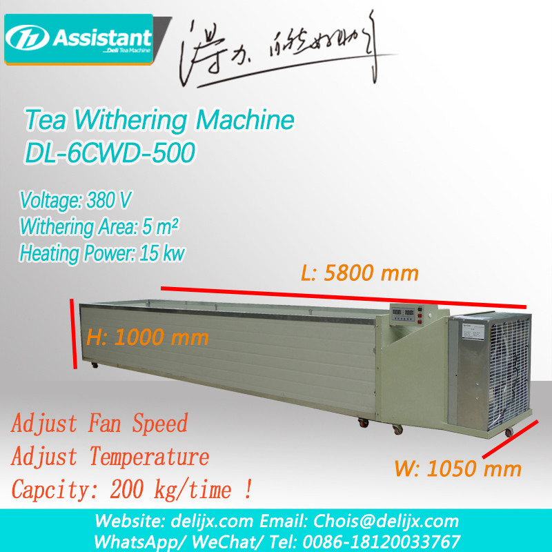 comment installer le thé avec la machine à thé avec le thé avec le processus de construction à travers les étapes DL-6CWD-500