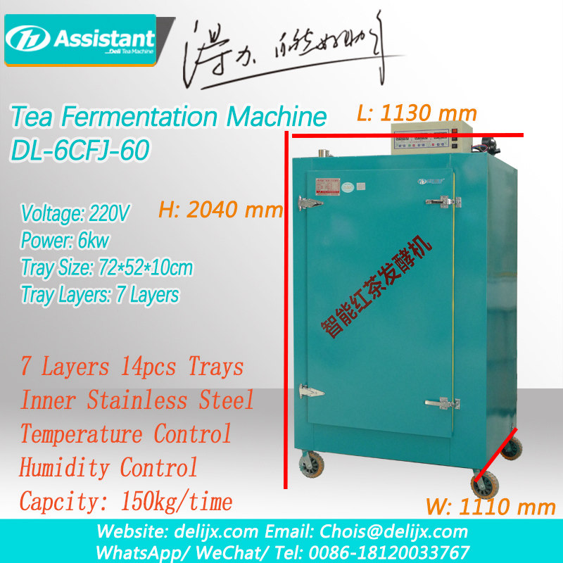 thé fermation machine processus de fermentation du thé noir fermentation des feuilles de thé fermentation du thé dl-6cfj-60